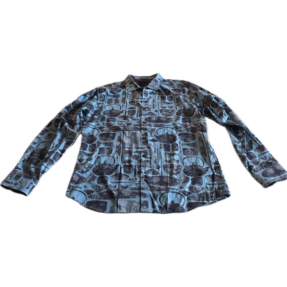 lords of harlech- mens’ Norman Tea Ceremony Shirt-cotton -British Design- Medium - Picture 5 of 6